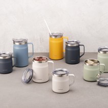 락앤락 메트로 머그 텀블러 355ml 215369, 내열유리 머그 560ml_560ML(LLG6000)