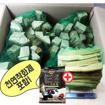 국산 참나무장작 10kg 20kg 착화제포함 캠핑용 나무장작 바베큐장작 불멍, 에이캐슬A(10kg)
