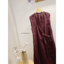 245[실물패턴] 성인 로이 핀턱 조끼원피스도안 조끼원피스만들기