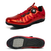 평로라 자전거 로라 롤러 트레이너 스피드 사이클링 스니커즈 Mtb 신발 남성 산악 여성 로드 레이싱 클립 부츠 귀여운 야외, 없음, A205 Rubber Red+41