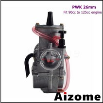 스쿠터50cc 50cc스쿠터범용 PWK 21 24 26 2 30 32 34 mm 50-350 엔진 오토바이 기화기 파워 제트 스쿠터, 03 26mm