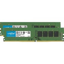 Crucial 데스크탑 메모리 RAM 64GB 키트 (2x32GB) DDR4 3200MHz CL22 (CT2K32G4DFD832A), 64GB Kit (32GBx2)