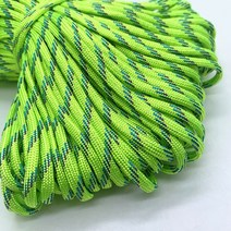 DIY 공예용품 장식품 폼폼 리본 5야드 4mm 멀티 컬러 파라 코드 550 낙하산 등산 끈 로프 밀 사양 유형 III, 29 29