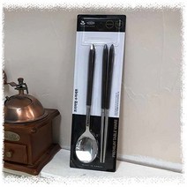 (ABM도매콜) 프리미엄 스텐 진공 수저세트 브라운, 상세페이지 참조, 상세페이지 참조