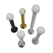 일자도어스토퍼 문충격방지쿠션 401 방문 중문 안방 사무실문 문쾅 스탑 스톱, 금색 90mm