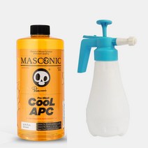 매스코닉 쿨APC 1000ml + 폼 압축분무기 (프리워시 카샴푸 폼건 폼분무기), 쿨APC+거품분무기