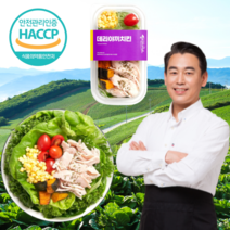 먹사부 (당일생산) 샐러드 도시락 야채 채소 믹스 샐러드 다이어트 도시락 밀티크 건강 식단 세트, (A)데리야끼치킨 4팩, 4개