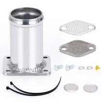 수입차부품 pqy-bmw e46 318d 320d 330d 330xd 320cd 318td 320td pqy-egr07용 알루미늄 egr 제거 키트egr 삭제 키트 188, 은
