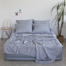 러시 풍기인견 냉감 시원한 여름 모던 홑이불 침구세트 SS Q