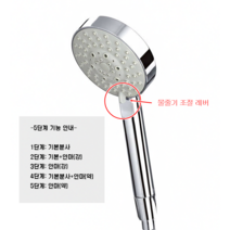 샤워기 다기능샤워기 대림바스샤워헤드 DL-S4501