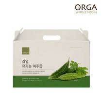 [올가] ORGA 리얼 유기농 여주즙(80ml*30포), 상세 설명 참조, 상세 설명 참조