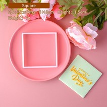 쿠키스탬프 하트 동물 커터 도장 틀 해피 발렌타인데이 쿠키 스탬프 영어 편지 러브 하트 퐁당 엠보싱 몰드, 11 PC0458