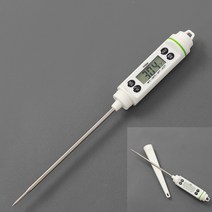 탐침온도계 화이트 요리용온도계 온도계측기 식품온도계