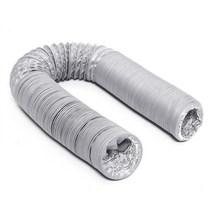 2-8M 호일 덕트 피팅 주방 유연한 배기 인라인 팬 에어컨 콘센트, 09 Diameter 200mm_04 length 8M