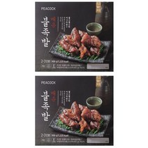 피코크 맛있게 매운 쫄깃한 매운 불족발 500g x 2개 냉장