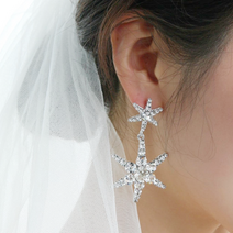 메리블랑 돌잔치 스튜디오 촬영 본식 드롭 셀프 웨딩 귀걸이 나사형 클리형 귀찌