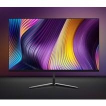24인치 오피스 모니터 베젤리스 IPS 144Hz 1080P 데스크탑, 24인치 평면 블랙 [베젤리스 +75hz]