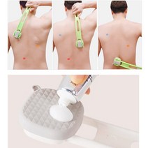 등로션 등에 바디 로션 바르는 기구 바르기쉬운 방법 혼자 셀프 크림 오일 도구 브러쉬, 그린