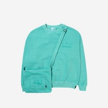 k 아이앱 스튜디오 피그먼트 스웨트셔츠 & 미니백 제이드 IAB Studio Pigment Sweatshirt & Mini Bag Jade
