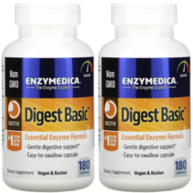 엔자이 메디카 다이제스트 베이직 에센셜 소화 효소제 180 캡슐 [2개], 2개, 180정