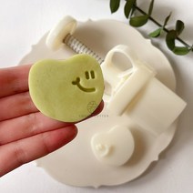 월병틀 50g 사랑 모양 스마일 월병 금형 발렌타인데이 녹두 케이크 과자 쿠키 손 압력 DIY 장식 베이킹 도구
