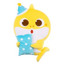 [돌앤돌스] 핑크퐁 아기상어 라인쿠션_아기상어(낮잠)-캐릭터쿠션 낮잠베개 등쿠션 소파쿠션 봉제인형 인형선물 인테리어소품