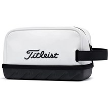 TITLEIST 타이틀리스트 골프파우치 라운드가방 퍼포먼스 스포츠파우치, 화이트×블랙