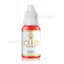 클레오 색소15ml(입술-레드) 인증 머신색소 반영구재료, 08_(입술)레드, 1개