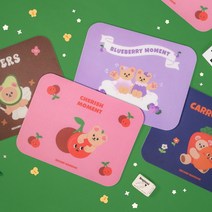 쥬시앤폴 마우스 패드 캐릭터 디자인 PC 노트북 용품, 02.Blueberry블루베리