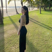 예쁜롱 휴가커플룩 해변 비치 원피스 휴양지쇼핑몰 비치드레스 나시 쇼핑몰 바캉스룩 여름 여름옷