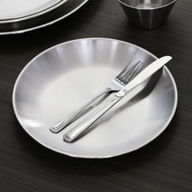 스텐접시 국산원형 앞접시 캠핑용