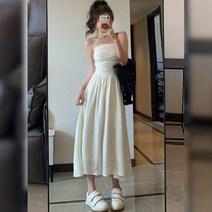 휴가 원피스 바캉스룩 비치룩 휴양지 스냅 오프숄더