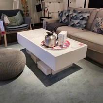 거실가구 IKEA 람빅 유리 면 티테이블 있음 수납서랍 응접실이 있다 노르딕 2198679188, 본상품