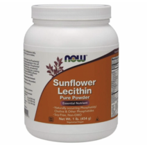 나우푸드 선플라워 레시틴 퓨어 파우더, 454g, 5개