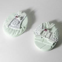 한복 커플 실리콘 수제몰드 2종 전통 새해 신년 설날 추석 명절 석고방향제 비누 DIY 선물 만들기, 한복(남)