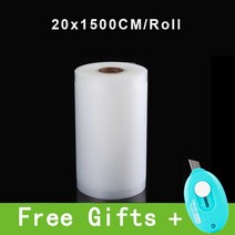 업소용 산업용 가정용 진공 포장기 무선 진공기 Sous Vide 롤 포장 기계 저장 가방 실러 길이 1500CM, 03 20CM x 1500CM