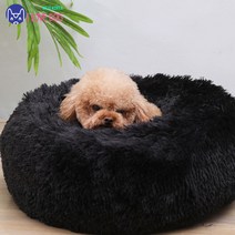 강아지 애견 수면 방석 고양이 애묘 털 매트 WI015WI, 블랙