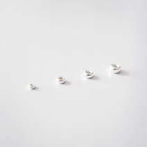 실버925 도넛링 론델 장식 참 팔찌 만들기 DIY 재료 악세사리 염주 부자재, 5mm