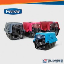 펫메이트 켄넬 패션 컴패스터네셔널이동장 그레이 펫메이트이동장 8W15F1C4, 1개, 1개