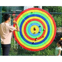 대형 공 다트 볼 다트판 던지기 찍찍이 축제, 원형 2미터 점착 과녁판+공 20개