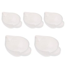 5 개 PCS 실리콘 곰팡이 컵 디스펜서 측정 컵 디포 이밍 컵 DIY DIY 주얼리 귀걸이 제조 도구 공예 보석, 하얀색