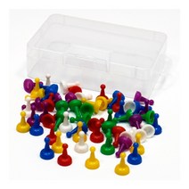 플라스틱게임말 체스게임말 14mm x 21mm 60개