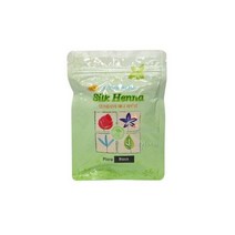 실크 헤나 가루 파우더 염색약 100g 블랙 플로라