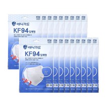 애니가드 데일리 황사 방역마스크 KF94 대형 X 20매, 20개