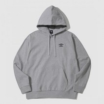 엄브로 UMBRO 에센셜 스몰로고 후디 그레이 UO123CHD19 250816