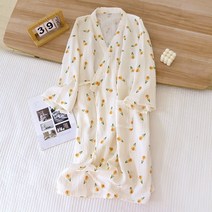 골프 샤워가운 목욕 욕실 여름 로브 샤워 가운, 9.노란들꽃, 1개