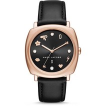 [해외]명품마크제이콥스시계70014881 Marc Jacobs MJ1565 Mandy Black Leather Strap Ladies Watch