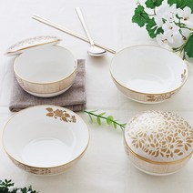 한국도자기본차이나 궁 예단 단반상기세트 6pcs, 예단포장 + 거북조각수저