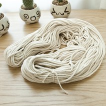 아쭈디자인 마크라메 재료 면로프 80M 면줄 실, 4.5mm(120합) - 길이80M