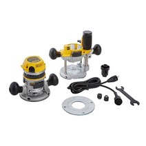 디월트 트리머 소형 루터 핸드 루타 루터기 루타기 나무 목재 홈파기 플런지 베이스 세트